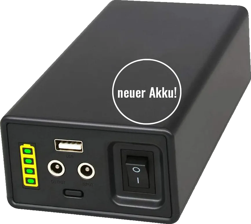 Mobilne nęcisko – Akumulator MAX ("Handykirrung AKKU MAX")
